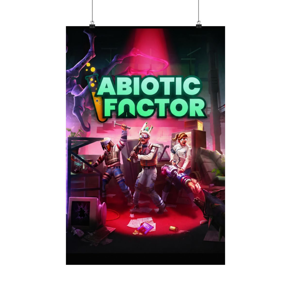 Early Access Key Art - Black Border Poster | Abiotic Factor